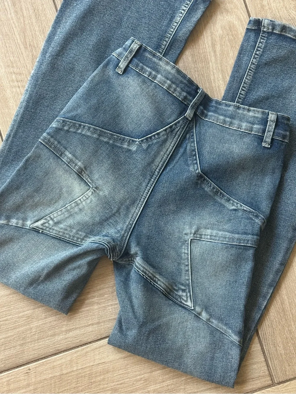 Blue Asphalt Women's Blue Bootcut flare Jeans